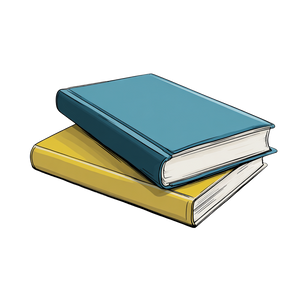 Stacked Books Outline Vinyl Car Decal Sticker – Waterproof & UV-Resistant 6.826666666666667"