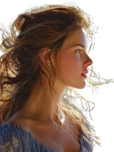 Serene Sunset Portrait Vinyl Car Decal Sticker – Waterproof & UV-Resistant 8.213333333333333"