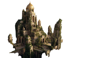 Ruined Elven Temple Vinyl Car Decal Sticker – Waterproof & UV-Resistant 2.986666666666667"