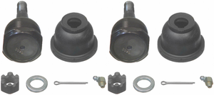 2x Moog Chassis Ball Joint | Problem Solver, OE Replacement | Grease-Penetrating Metal Design, Long Life | Corrosion-Resistant, Easy Installation