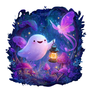 Glowing Ghost Fairy Vinyl Car Decal Sticker – Waterproof & UV-Resistant 6.826666666666667"