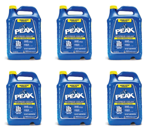 6x Peak/ Herculiner Engine Coolant | 50/50 Pre-Diluted | Superior Scale & Corrosion Protection
