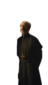 Israeli Christian Priest Vinyl Car Decal Sticker – Waterproof & UV-Resistant 9.706666666666667"