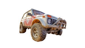 Toy Car Dune Vinyl Car Decal Sticker – Waterproof & UV-Resistant 2.72"
