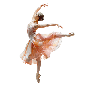 Ballet Dancer Sketch V3 Vinyl Car Decal Sticker – Waterproof & UV-Resistant 3.4133333333333336"