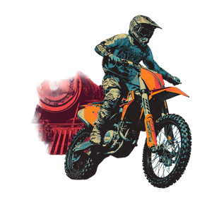 Train And Dirt Bike Vinyl Car Decal Sticker – Waterproof & UV-Resistant 6.826666666666667"