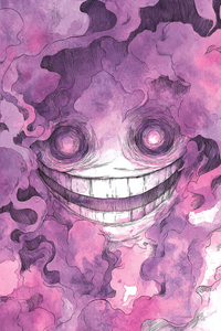 Demonic Ghost Manga Vinyl Car Decal Sticker – Waterproof & UV-Resistant 4.4