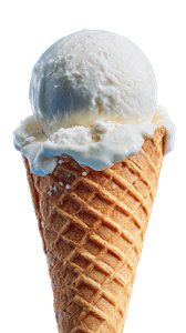 Melting Ice Cream Cone V8 Vinyl Car Decal Sticker – Waterproof & UV-Resistant 4.8533333333333335"