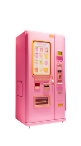 Pink Vending Machine V2 Vinyl Car Decal Sticker – Waterproof & UV-Resistant 4.8533333333333335"