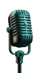 Podcast Mic Closeup Vinyl Car Decal Sticker – Waterproof & UV-Resistant 4.8533333333333335"