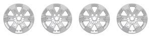 4x Upgrade Your Ram 1500 Wheels! Coast To Coast 18 Inch Wheel Skin Set Of 4 | Snap-On Design, Plated Chrome Finish