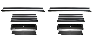 2x Premium Black Aluminum Roof Rack Component | Compatible with Toyota 4Runner | Durable Construction 2x Premium Black Aluminum Roof Rack Component | Compatible with Toyota 4Runner | Durable Construction