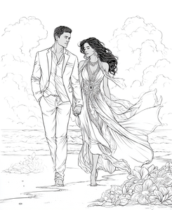 Couple Holding Hands V16 Vinyl Car Decal Sticker – Waterproof & UV-Resistant 8.106666666666667"