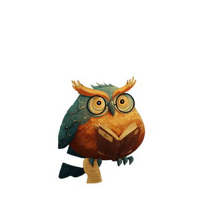 Wise Owl Scholar V6 Vinyl Car Decal Sticker – Waterproof & UV-Resistant 3.4133333333333336"