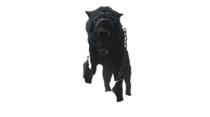 Garmr Hellhound Guardian Vinyl Car Decal Sticker – Waterproof & UV-Resistant 2.72"