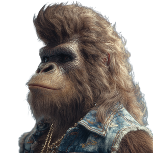 Sasquatch Mullet Vinyl Car Decal Sticker – Waterproof & UV-Resistant 3.4133333333333336"