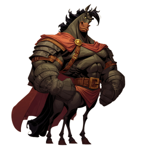 Monster Horse Man Vinyl Car Decal Sticker – Waterproof & UV-Resistant 3.4133333333333336"