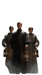 Priest In Cathedral Vinyl Car Decal Sticker – Waterproof & UV-Resistant 9.706666666666667"