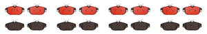4x Premium Ceramic Brake Pads Set | 1994-1998 Volvo V90, 960, 940, S90 | Low Dust, Quiet, Smooth Braking 4x Premium Ceramic Brake Pads Set | 1994-1998 Volvo V90, 960, 940, S90 | Low Dust, Quiet, Smooth Braking