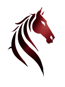 Fiery Metal Horse Vinyl Car Decal Sticker – Waterproof & UV-Resistant 8.213333333333333"