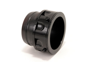 Valterra 3" RV Sewer Hose Connector | Rotating Bayonet, Black | Durable, Easy to Use