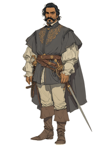 Spanish Conquistador Captain V2 Vinyl Car Decal Sticker – Waterproof & UV-Resistant 8.213333333333333"