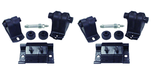 2x Enhance Your Jeep Wrangler YJ Performance with Crown Automotive Black Steel Motor and Trans Mount Set 2x Enhance Your Jeep Wrangler YJ Performance with Crown Automotive Black Steel Motor and Trans Mount Set