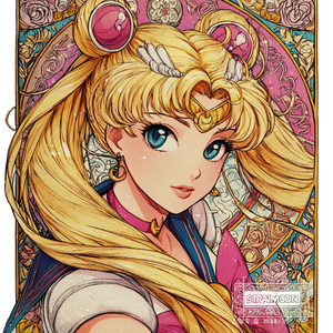 Sailor Moon Character V4 Vinyl Car Decal Sticker – Waterproof & UV-Resistant 3.4133333333333336"