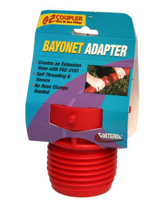 Valterra Red Sewer Hose Connector | EZ Coupler Extension | Bayonet Fitting