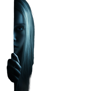 Ghost Girl Doorway Vinyl Car Decal Sticker – Waterproof & UV-Resistant 3.4133333333333336"