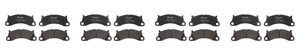 4x Enhance Your Braking Power | Brembo Brake Pads for 2012-2016 Porsche 911, Boxster