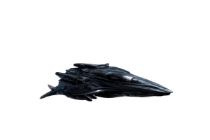 Sleek Black Spacecraft Vinyl Car Decal Sticker – Waterproof & UV-Resistant 5.97333333333333