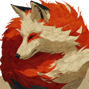 Nine-Tailed Fox V33 Vinyl Car Decal Sticker – Waterproof & UV-Resistant 3.4133333333333336"