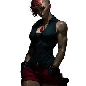 Female Supersoldier Portrait Vinyl Car Decal Sticker – Waterproof & UV-Resistant 3.4133333333333336"