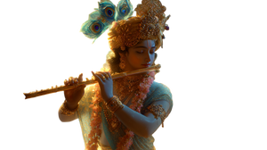 Lord Krishna Bansuri Vinyl Car Decal Sticker – Waterproof & UV-Resistant 5.4