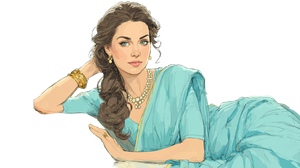 Kate Middleton Illustration Vinyl Car Decal Sticker – Waterproof & UV-Resistant 2.72"