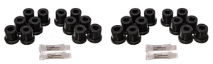 2x Enhance Your Toyota Land Cruiser | Hyper-Flex Leaf Spring Bushings | Black Polyurethane