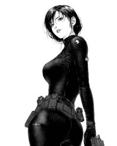 Gantz Suit Lady Vinyl Car Decal Sticker – Waterproof & UV-Resistant 4.0"