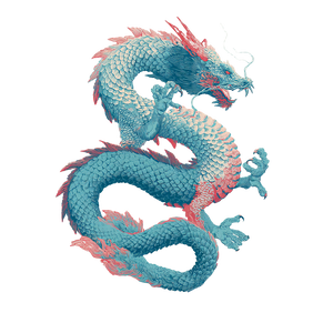 Chinese Dragon Poster Vinyl Car Decal Sticker – Waterproof & UV-Resistant 6.826666666666667"