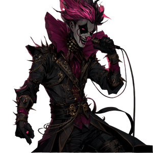Punk Vampire Clown Vinyl Car Decal Sticker – Waterproof & UV-Resistant 3.4133333333333336"