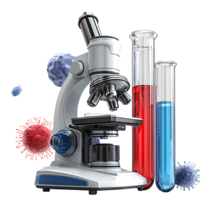 Laboratory Microscope Scene V2 Vinyl Car Decal Sticker – Waterproof & UV-Resistant 6.826666666666667"