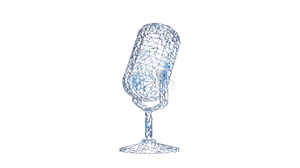 Microphone Play Icon Vinyl Car Decal Sticker – Waterproof & UV-Resistant 5.4