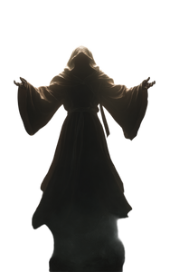 Shadowy Divine Figure V3 Vinyl Car Decal Sticker – Waterproof & UV-Resistant 9.17333333333333