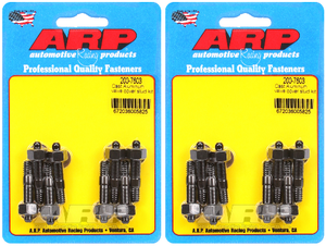 2x ARP Auto Racing Valve Cover Stud Set | 1.500 Inch Hex Chrome Moly Nuts/Washers | Black Oxide 1/4 Inch Thread
