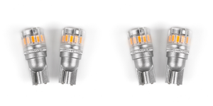 2x Tiny Monster Eco Series LED Side Marker Light Bulb | 600 Lumens Amber Light 9-18V DC | Waterproof IP67