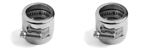 2x Earl's Plumbing Econ-O-Fit Hose End Fitting Clamp | Aluminum Clamp Cover | Interior Grooving | Chrome Plated - 2-1/4 Inch 2x Earl's Plumbing Econ-O-Fit Hose End Fitting Clamp | Aluminum Clamp Cover | Interior Grooving | Chrome Plated - 2-1/4 Inch