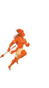Ascending Lord Hanuman Vinyl Car Decal Sticker – Waterproof & UV-Resistant 9.706666666666667"