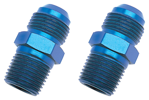 2x High Performance -12 AN To 1/2 Inch NPT Adapter Fitting | Precision Machined Aluminum | Seals at Maximum Pressures 2x High Performance -12 AN To 1/2 Inch NPT Adapter Fitting | Precision Machined Aluminum | Seals at Maximum Pressures