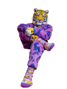 Tiger In Socks Vinyl Car Decal Sticker – Waterproof & UV-Resistant 4.1066666666666665"