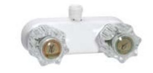 Phoenix 2 Valve Shower Control Valve | White 1/4 Turn Washerless Valve with Crystal Knob Handle Phoenix 2 Valve Shower Control Valve | White 1/4 Turn Washerless Valve with Crystal Knob Handle